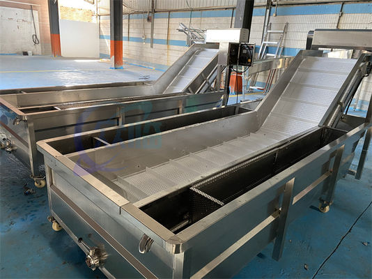 Durable Seafood Fish Washing Machine Multifunctional 4200x1600x1200mm