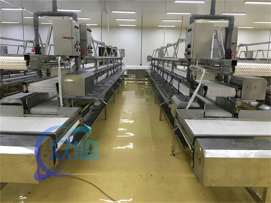 3.10KW Conveyor fish processing line Fish Descaling Production Line Catfish Skinne