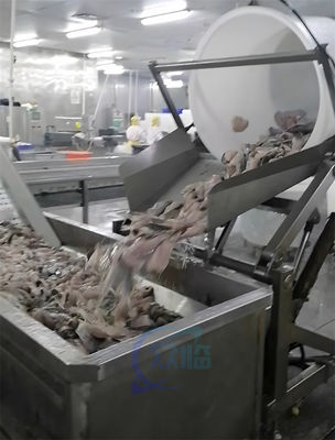 टिकाऊ 2200W समुद्री भोजन प्रसंस्करण उपकरण पहनने के लिए प्रतिरोधी 300KG