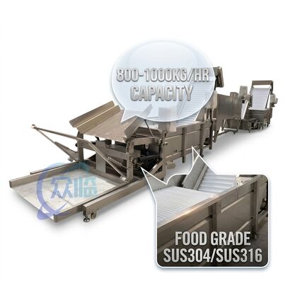 अच्छी कीमत Fully Automatic Prawn Head Removal Machine Hygienic SUS304 1500-2000KG 11.7KW 50Hz ऑनलाइन