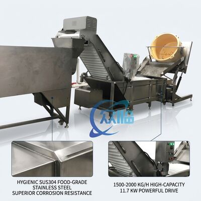 अच्छी कीमत Large Scale Shrimp Deheading Machine SUS304 500-800KG 2.2KW 380V For Catering Factory ऑनलाइन