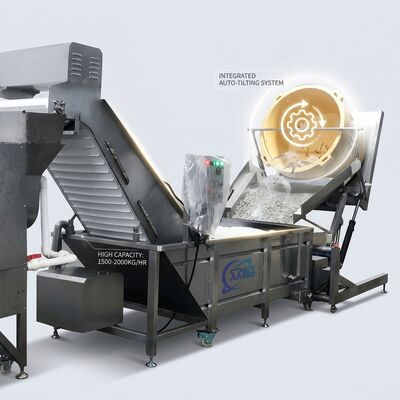 अच्छी कीमत New Design Seafood Processing Plant Equipment Food Grade SUS304 1500-2000KG 9.0KW 60Hz ऑनलाइन