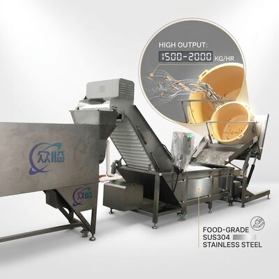 अच्छी कीमत Waterproof Shrimp Deheading Machine SUS304 1000-1500KG 7.5KW 380V For Aquaculture Farm ऑनलाइन