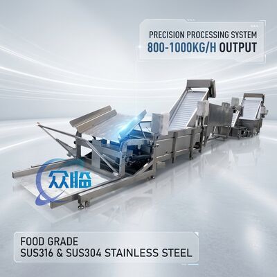 अच्छी कीमत Continuous Duty Seafood Processing Plant Equipment Food Grade SUS304 2500-3000KG 0.8KW 60Hz ऑनलाइन